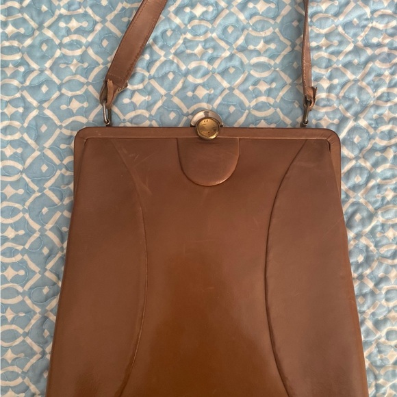 Handbags - 3 for $15 Mix n Match: Unique vintage brown handbag tote with metal snap clasp